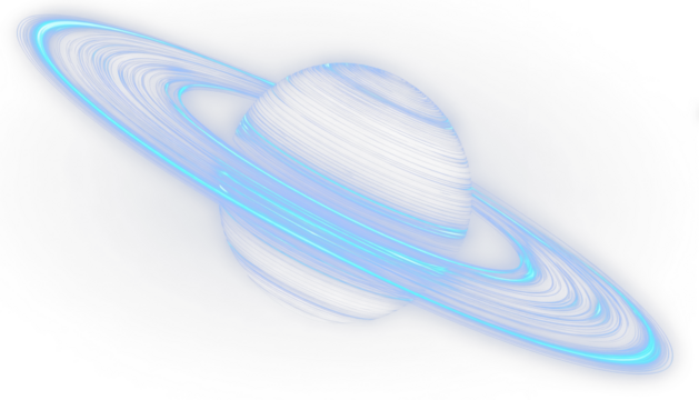 Astronomical Planet PNG Illustration with Solar System Context.