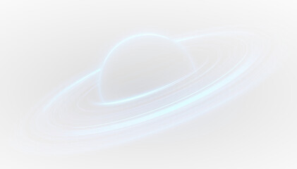 Outer Space Planet PNG Graphic with Science and Exploration Theme.