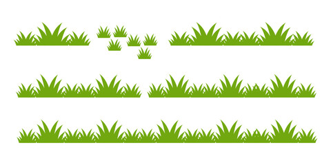 green grass illustration, sustainable grass nature, grass design in flat style