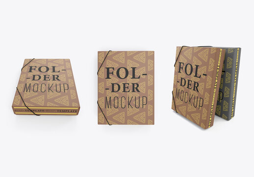 Kraft Folder Mockup