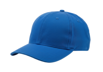Isolated blue baseball cap, sports equipment for leisure time activity, fashion headwear