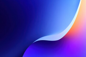 Fluid Abstract Background. Smooth gradients in deep blue and purple tones.