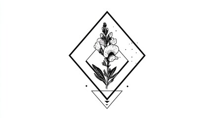 Abstract flower design