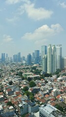 Jakarta, Indonesia &ndash; October 17, 2025: A cityscape view of Indonesia capital city Jakarta