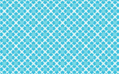 日本の伝統的な紋様素材。花菱紋のパターンのシームレスな和風デザイン素材。