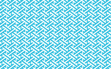 日本の伝統的な紋様素材。卍繋ぎ紋のシームレスな和風デザイン素材。