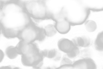 Gray natural bokeh on transparent background in abstract style for graphic design