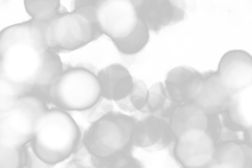 Gray natural bokeh on transparent background in abstract style for graphic design