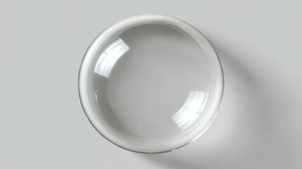 Clear glass sphere