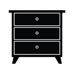 Vintage wooden chest of drawers classic antique furniture for bedroom storage