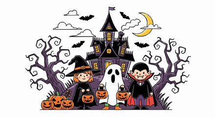 Helloween vector illustration - 23