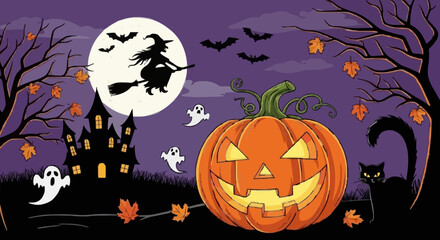 Helloween vector illustration - 3