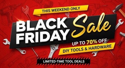 Grab incredible Black Friday deals on DIY tools and hardware this weekend only with up to 70% off, don't miss these limited-time tool savings!