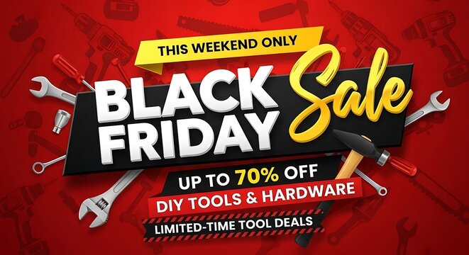 Unbeatable Black Friday Deals on DIY Tools and Hardware this Weekend Only with Up to 70% Off for Limited-Time Tool Savings, Perfect for Home Improvement and Professional Projects