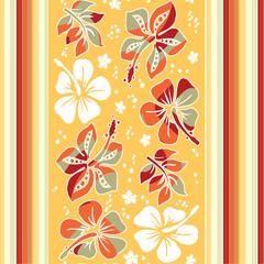 seamless pattern with flowers