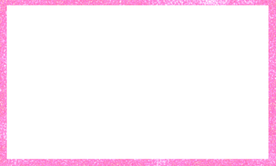Sparkling pink glitter frame border, black center, textured background, festive mood, glamorous decorative design