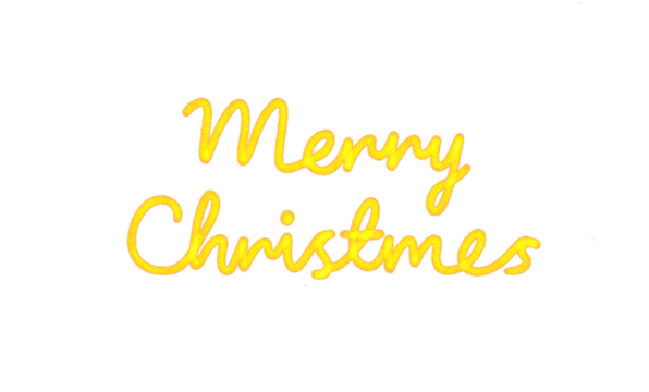 Golden handwritten Merry Christmas script on transparency background evoking festive warmth and cozy holiday cheer