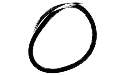 black circles and ovals for highlighting text PNG