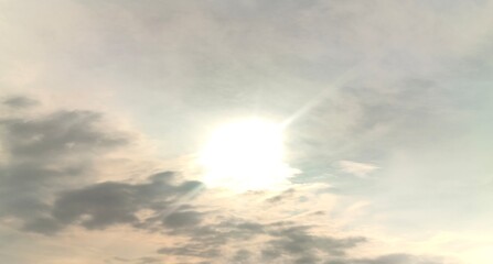sun and clouds