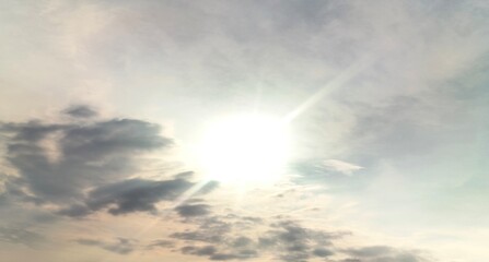sun and clouds