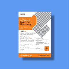 Corporate Business Flyer | Blue and Black Modern Layout Update 2026-2027
