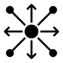deployment glyph icon