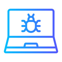 malware gradient icon