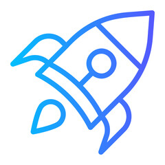 project launch gradient icon
