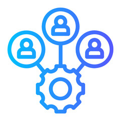 stakeholder gradient icon