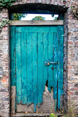 Old Timber Door, Walled Garden, Russborough Estate, Co. Wicklow