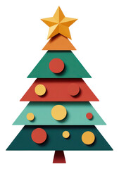 Obraz premium Christmas tree illuminated celebration creativity.