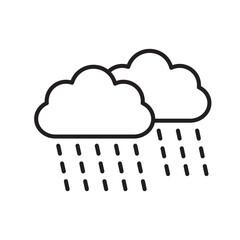 weather icon  vector rain icon web design 