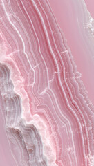 Pink marble texture with natural agate layers, elegant abstract background