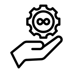developer line icon
