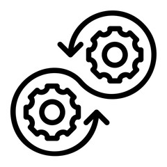 devops line icon