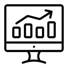 metrics line icon