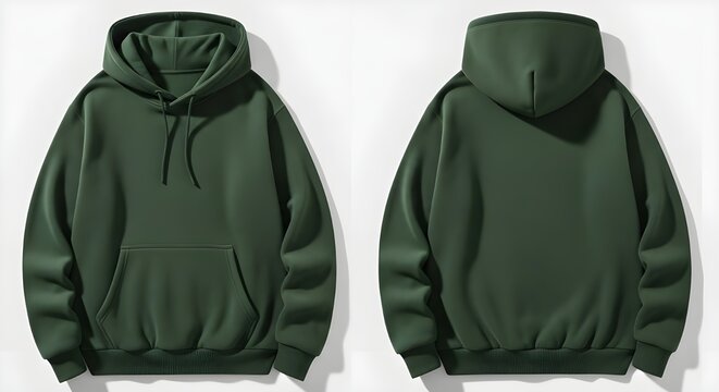 Sudadera con capucha masculina negra en blanco de manga larga, sudadera con capucha para hombre con capucha para su maqueta de dise&ntilde;o para impresi&oacute;n, aislada en fondo blanco.