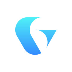Letter G arrow simple minimalist logo design