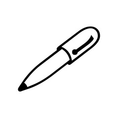 Line Art Pen or Marker Outline Icon