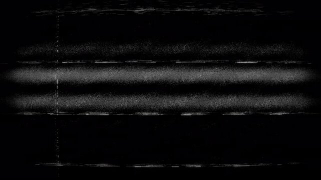 This retro aesthetic mimics vintage VHS tapes and 1980's broadcast errors, combining visual noise, signal distortion, and digital corruption to produce a dynamic, unpredictable texture. 
