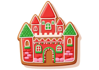 Stylized castle silhouette in dark blue, symbolizing history and fantasy
