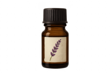 Essential oil lavender aromatherapy bottle health wellness concept