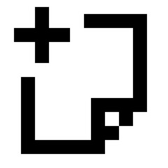 Fototapeta premium Pixel Style File Icon