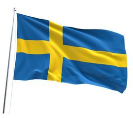 A wave swedish Flag PNG