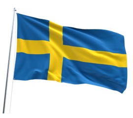 A wave swedish Flag PNG