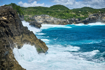 Broken beach. Nusa Penida, Bali