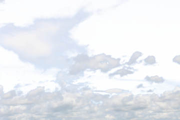 Cloud isolated on transparent background for graphic design