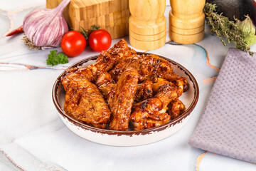 Buffalo chicken wings barbecue sauce