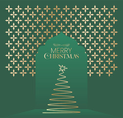Merry Christmas Pattern Cover Design