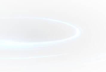 Laser Beam Line PNG with Bright Curves and Blur Trails.